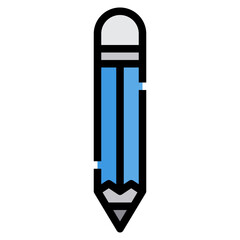 pencil filled outline icon