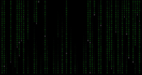 computer code rain background