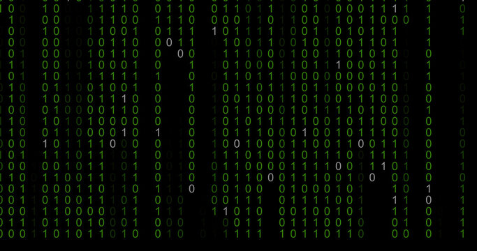 computer code rain background