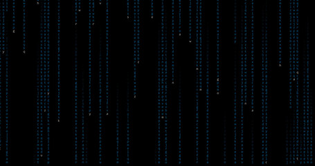 computer code rain background