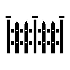 Fence Glyph Icon