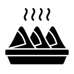 Samosa Glyph Icon
