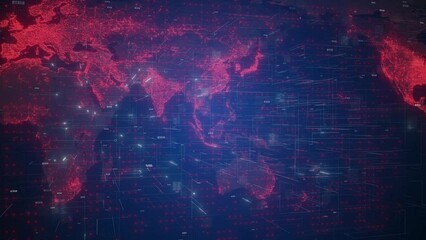 World Map Studio Background for news 