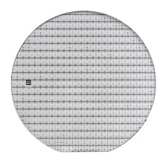 A microcircuit of a powerful Darlington transistor on a cut scribed semiconductor silicon...