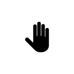 Fototapeta premium Hand icon vector illustration. hand sign and symbol. hand gesture