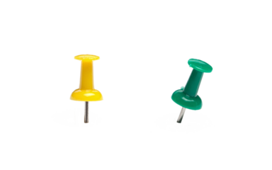 Colorful push pins