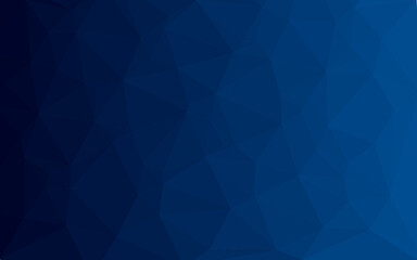 Blue gradient low poly background. Vector pattern. Element for web design, decoration. Abstract triangle illustration