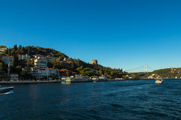 Naklejka premium Bosphorus Strait, landscapes of the coast