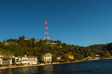 Fototapeta na wymiar Bosphorus Strait, landscapes of the coast