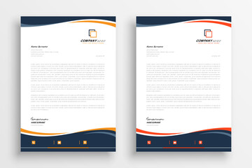 Professional business letterhead template