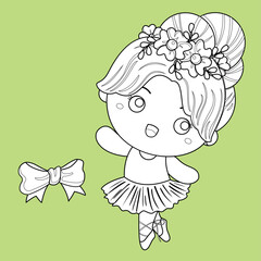 Ballerina Ballet Girl Digital Stamp