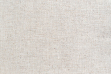 Linen or cotton white-gray fabric. Place for your text. Natural tissue texture as background