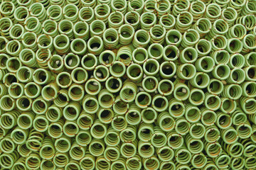 Scrap metal welding background.