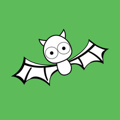 Halloween Bat Animal Night Digital Stamp