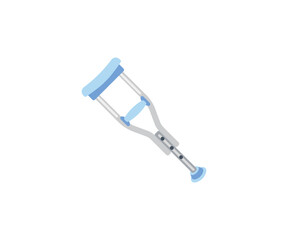 Crutch vector isolated icon. Crutch emoji illustration. Crutch vector isolated emoticon