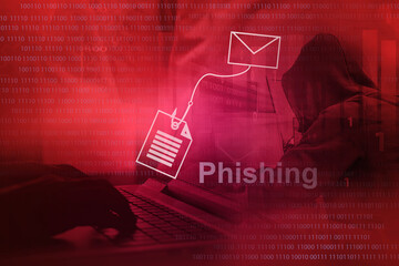 cyber crime phishing mail , security awareness to protect important data hacking
