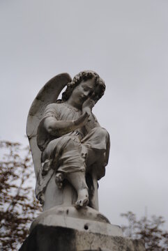 statue ange Père Lachaise
