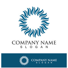 Vortex logo symbol icon illustration