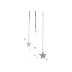 Silver Decorative Stars