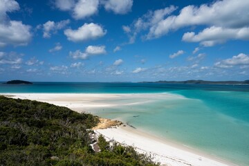 islands in the tropics on a yacht