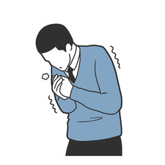 Obraz premium 추위잘타는 질환 증상 의학 일러스트