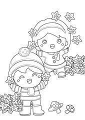Kids Autumn Coloring Pages A4 for Kids and Adult