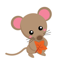 Obraz na płótnie Canvas Cute Mouse Rat Mice Animal Illustration Vector Clipart