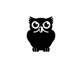 Fototapeta premium Owl vector isolated icon. Emoji illustration. Owl vector emoticon