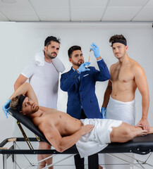 consulta camilla inyectar modelos hombres modelos  medicina estética médico belleza masculina salud y medicina tratamientos 