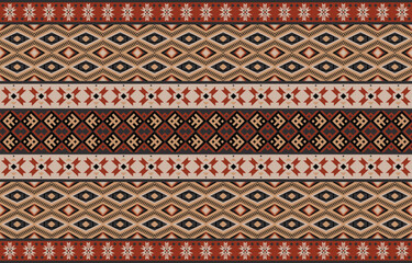 Tribal indian seamless pattern. Color mexican, aztec and maya ornament, ethnic stylish fabric geometric print wallpaper texture set. Unique folk, national culture collection,
wrap, carpet, wallpaper