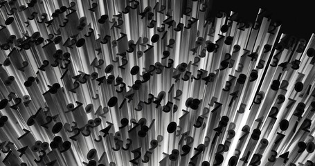 Obraz premium abstract background made of cubes with numbers