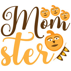 Mom Ster, Halloween SVG Design, Halloween T-Shirt Design, SVG, SVG Design, Halloween, Halloween Cut Files © Free Sky