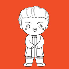 Diwali Deepavali Couple Festival Digital Stamp