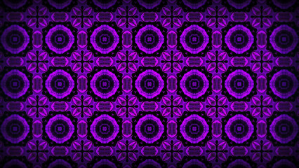 模様が曼荼羅や万華鏡の様に繰り返す画像