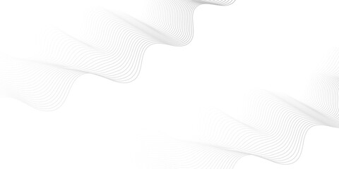 Fototapeta premium Abstract white paper wave background and abstract gradiant and white wave curve lines banner background design. Vector illustration. Modern template abstract design flowing particles wave.