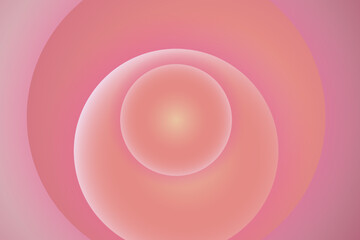 Abstract Pink Circle Gradient Background.