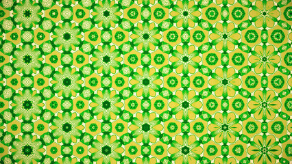 Naklejka premium 模様が万華鏡のように変化した画像