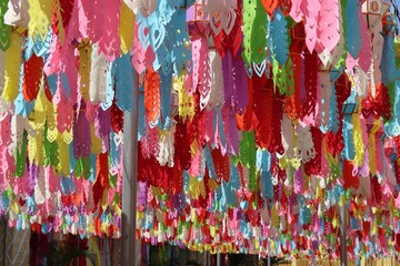 Lantern of Thai tradition, loy kratong festival