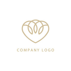 Obraz premium Diamond, jewel simple abstract logo. Cosmetic industry, beauty concept. Company logo.