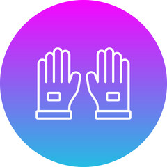 Obraz premium Rubber Gloves Icon