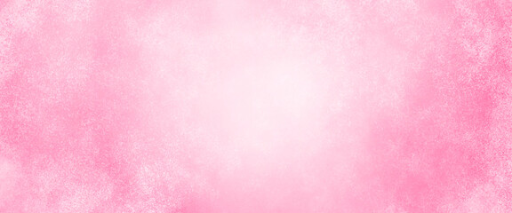 Pink background texture, vintage paper with soft old marbled grunge border illustration with cloudy white center, Pink watercolor background painting with abstract fringe and bleed paint drips.