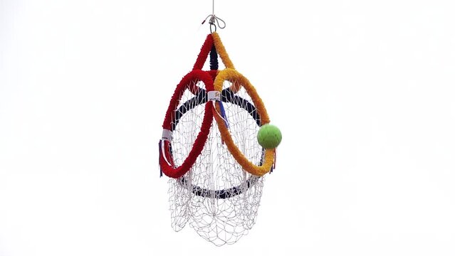HD 1080p super slow 250fps Takraw through the hoop thai sport 