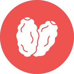 Dates Multicolor Circle Glyph Inverted Icon