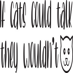 Cat SVG And T-Shirt Design