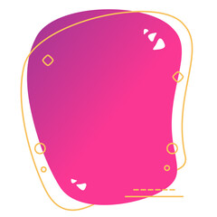 abstract liquid banner