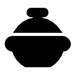 Fototapeta premium Covered Food Vector Icon