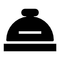 Obraz premium Cloche Vector Icon