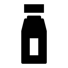 Ketchup Bottle Vector Icon