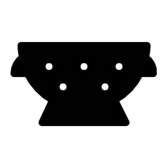 Colander Vector Icon