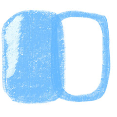 Watercolor Abstract Shape Ornament Pint